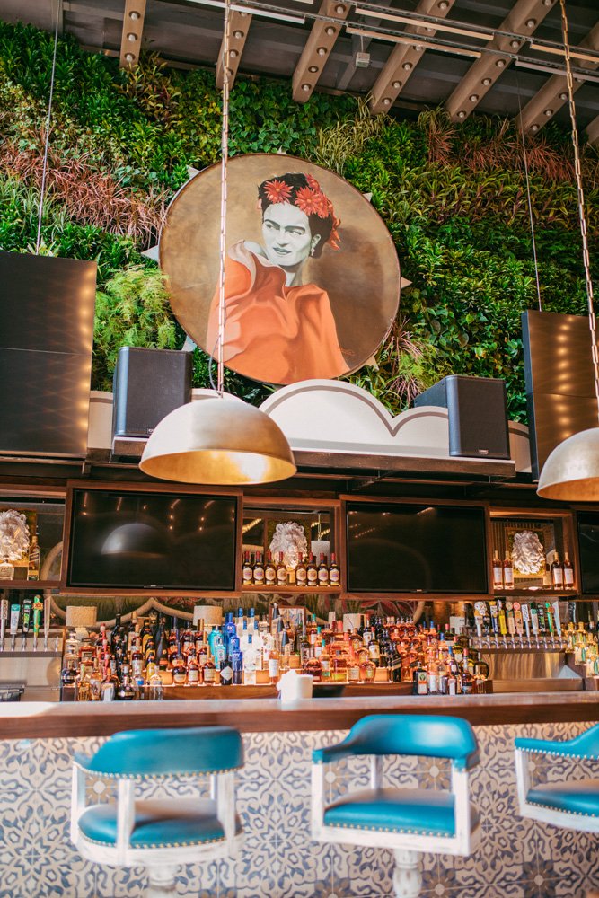 The bar at Karina's Cantina, Gaslamp
