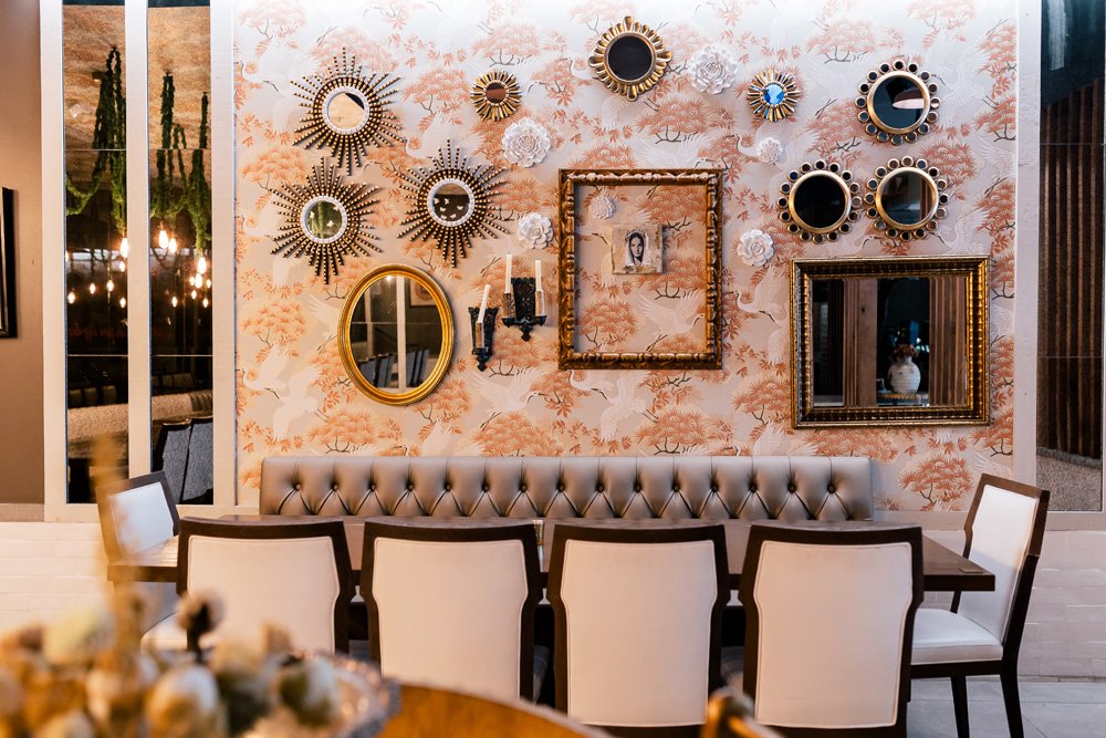 Dining room detail at Karina's Cantina